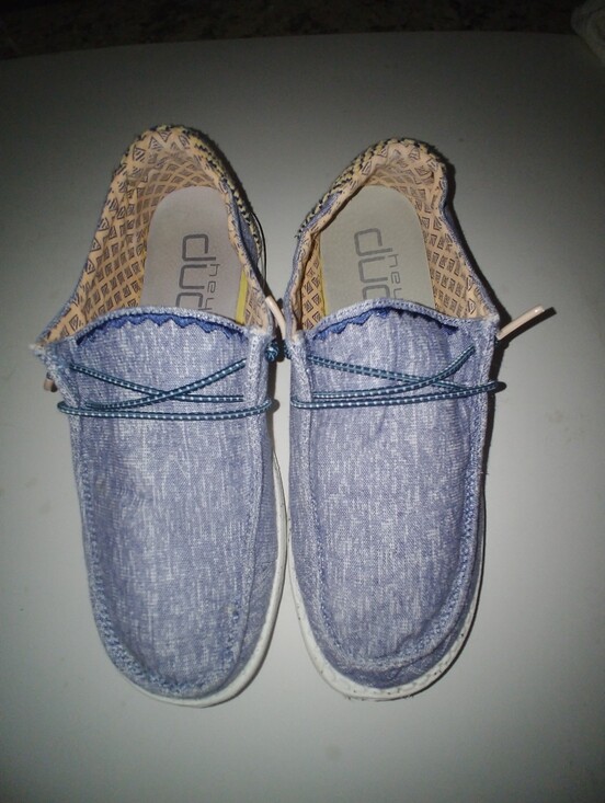 Hey Dude Shoes - Hey Dude Casual Slip-On Shoes in Light Blue